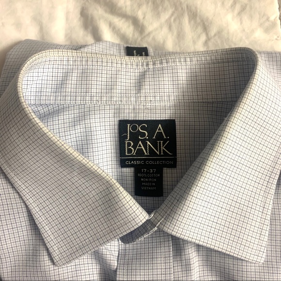 Jos A Banks Classic Grid Button Down Shirt - Picture 5 of 5